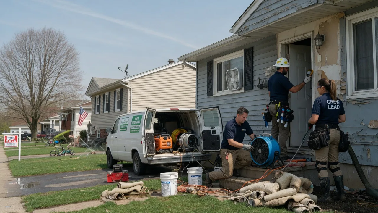 Flood Cleanup in Oceanport, NJ near me